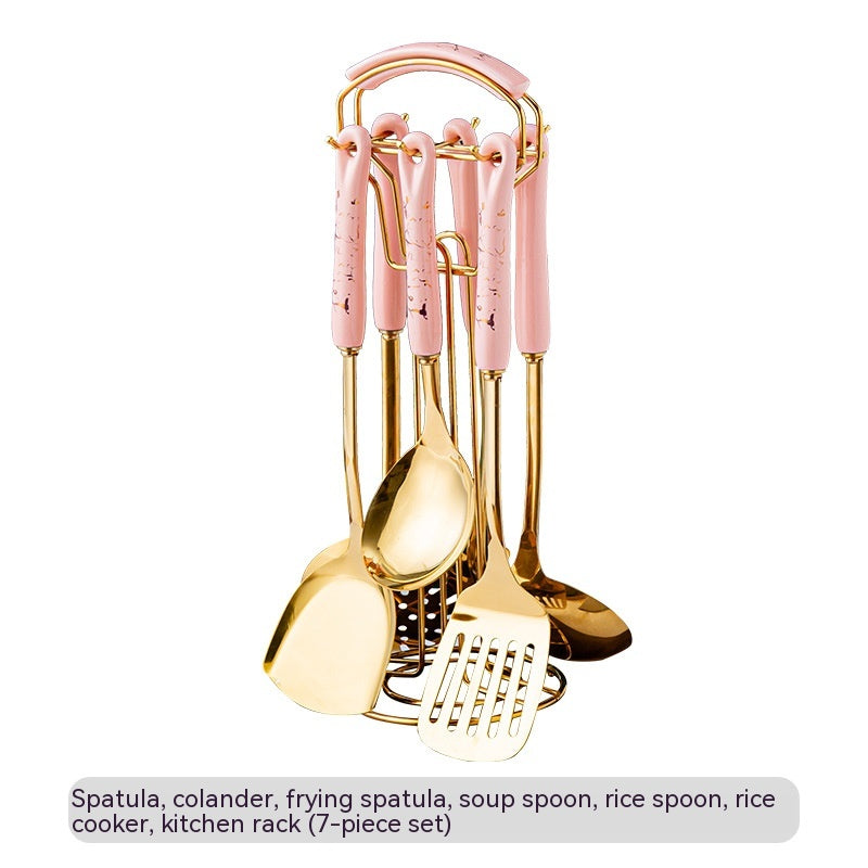 Stainless Steel Scoop and Shovel Kitchen Utensils Set-8