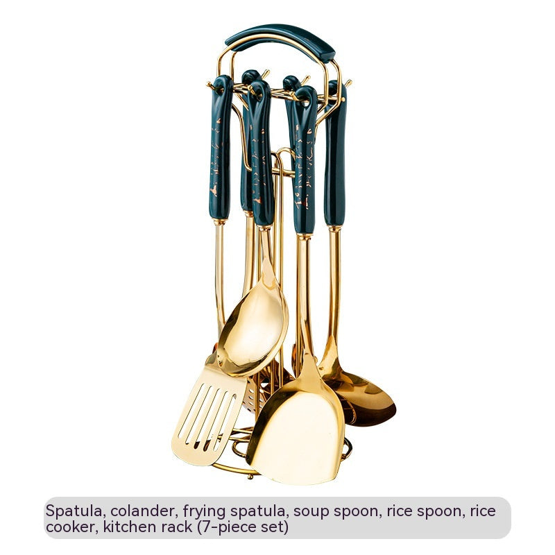 Stainless Steel Scoop and Shovel Kitchen Utensils Set-6