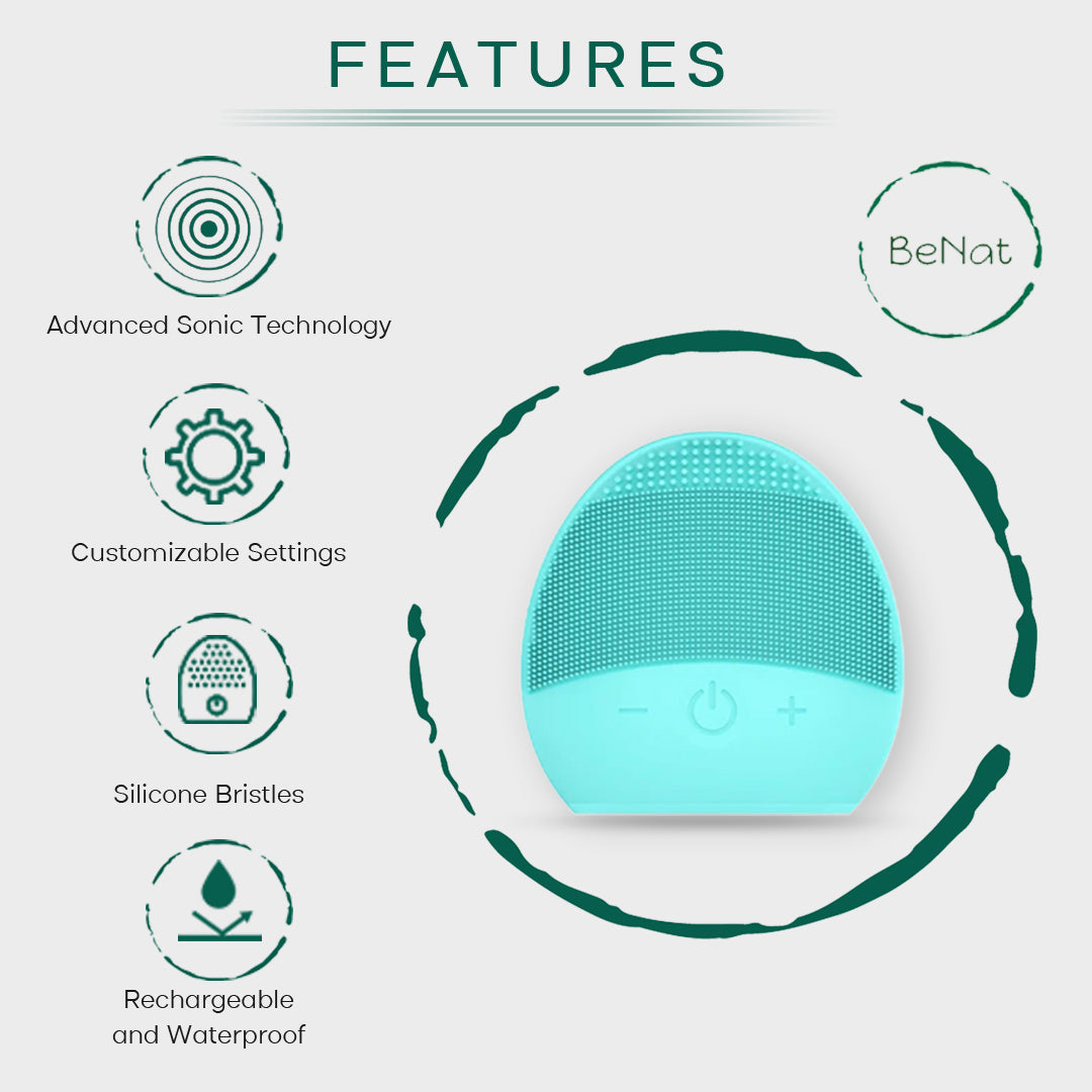 Rechargeable Facial Cleansing Brush-2