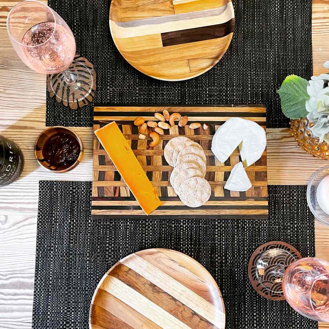 Upcycled End Grain Cutting Board - Pattern C (2 Sizes Available)-1