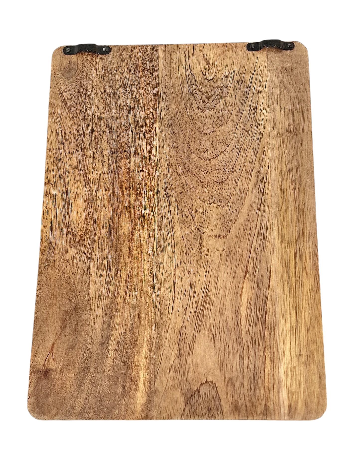 Mango Wood Storage Board for 8 key sets-1